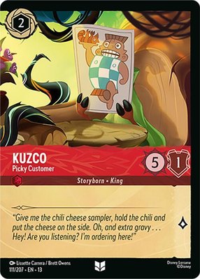 Kuzco - Picky Customer (Foil), Attack of the Vine!