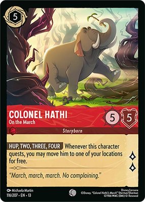 Colonel Hathi - On the March, Attack of the Vine!