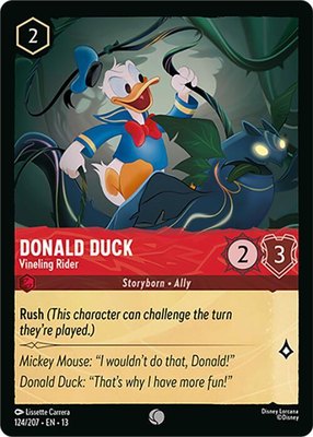 Donald Duck - Vineling Rider, Attack of the Vine!