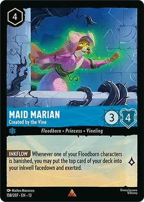 Maid Marian - Created by the Vine, Attack of the Vine!