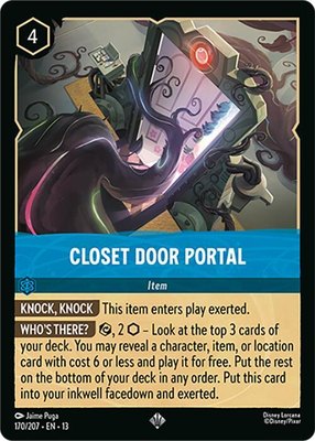 Closet Door Portal, Attack of the Vine!