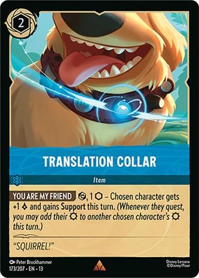 Translation Collar, Attack of the Vine!