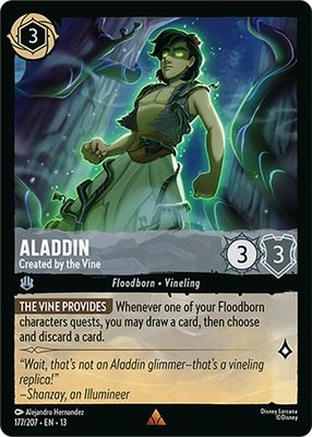 Aladdin - Created by the Vine, Attack of the Vine!