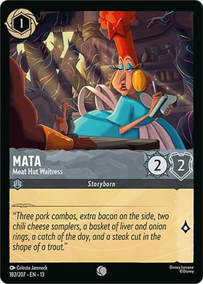 Mata - Meat Hut Waitress, Attack of the Vine!