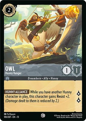 Owl - Hunny Ranger, Attack of the Vine!