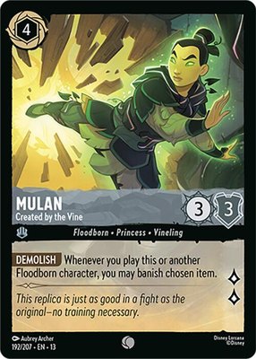Mulan - Created by the Vine, Attack of the Vine!