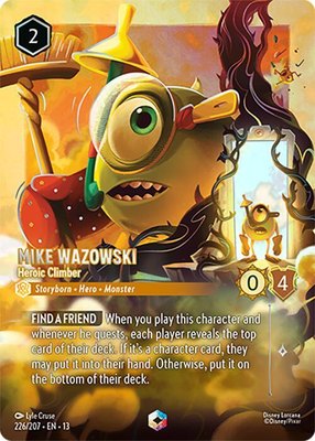 Mike Wazowski - Heroic Climber (Enchanted), Attack of the Vine!