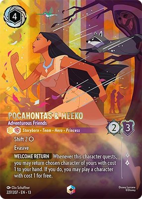 Pocahontas & Meeko - Adventurous Friends (Enchanted), Attack of the Vine!