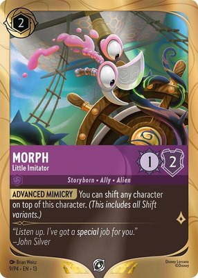Morph - Little Imitator, Disney Lorcana Promo Cards