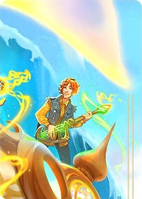 Azurite Sea Puzzle Insert (Middle Right), Azurite Sea