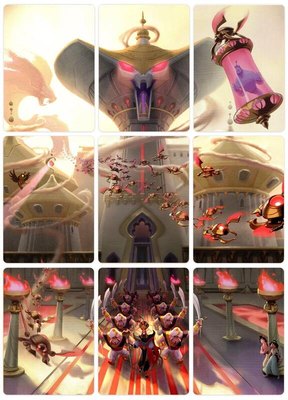 Reign of Jafar Puzzle Insert (Set of 9) (Version 1 of 2), Reign of Jafar