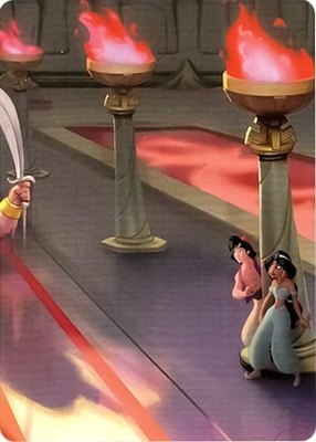 Reign of Jafar Puzzle Insert (Version 1 of 2) (Bottom Right), Reign of Jafar