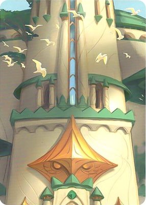 Archazia's Island Puzzle Insert (Version 1 of 2) (Middle Center), Archazia's Island