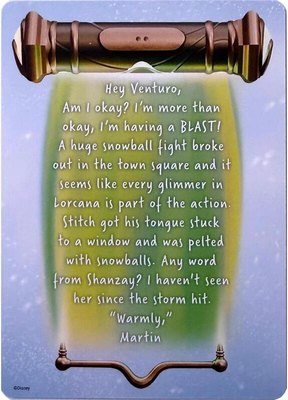 Winterspell Lore Card (2 of 9), Winterspell