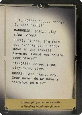 Whispers in the Well Case File Cards (5 of 18), Whispers in the Well