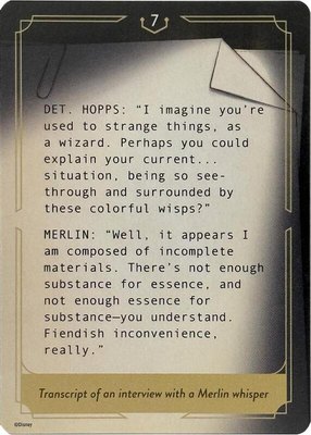 Whispers in the Well Case File Cards (7 of 18), Whispers in the Well