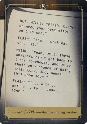 Whispers in the Well Case File Cards (18 of 18), Whispers in the Well