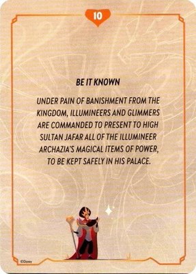 Reign of Jafar Lore Card (10 of 19), Reign of Jafar