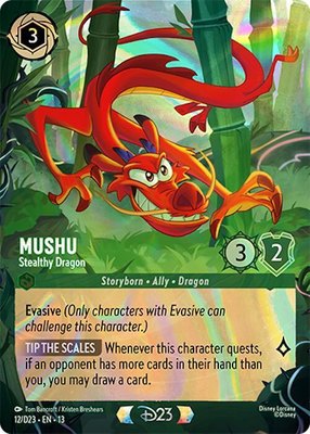 Mushu - Stealthy Dragon, D23 Promos