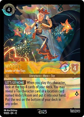 Woody - Leader of the Toys, D23 Promos