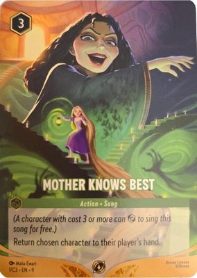 Mother Knows Best, Disney Lorcana Promo Cards